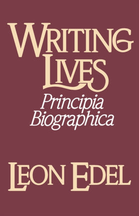 Writing Lives Principia Biographica