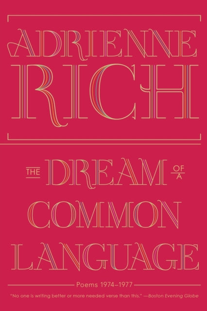 The Dream of a Common Language: Poems 1974-1977