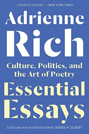 Essential Essays: Culture, Politics, and the Art of Poetry