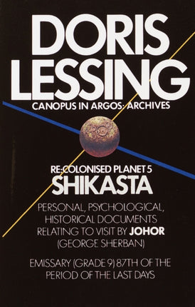 Shikasta Re Colonised Planet 5 Vintage International