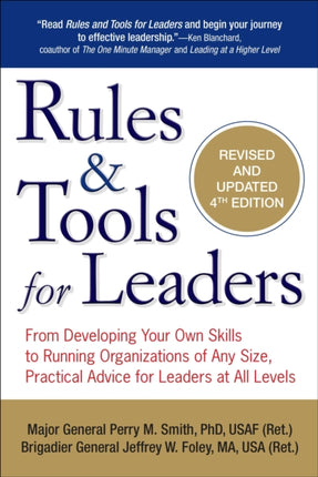 Rules and Tools for Leaders From Developing Your