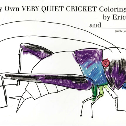 My Own Very Quiet Cricket Coloring Book