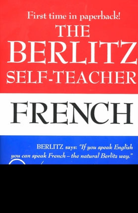 The Berlitz SelfTeacher  French