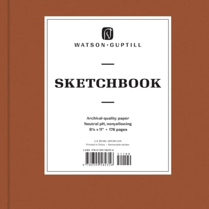 Large Sketchbook (Chestnut Brown)