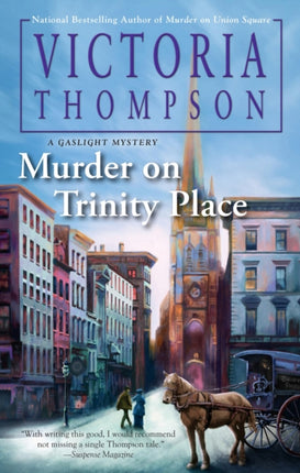 Murder On Trinity Place: A Gaslight Mystery #22