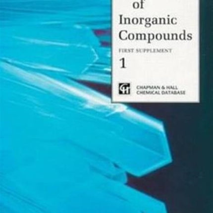 Dictionary of Inorganic Compounds, Supplement 1