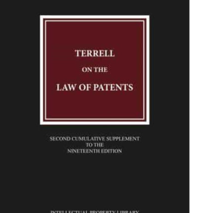 Terrell on the Law of Patents