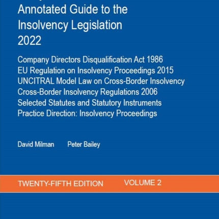 Sealy  Milman Annotated Guide to the Insolvency