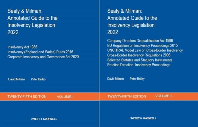 Sealy  Milman Annotated Guide to the Insolvency