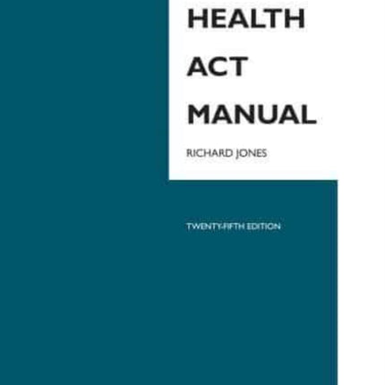 Mental Health Act Manual