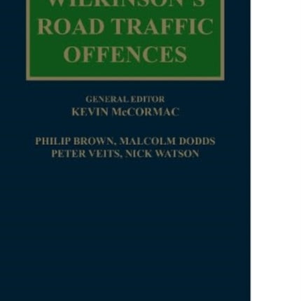 Wilkinson's Road Traffic Offences