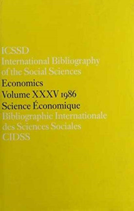 IBSS Economics 1986 Volume 35