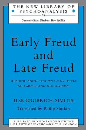 Early Freud and Late Freud