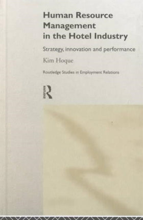 Human Resource Management in the Hotel Industry