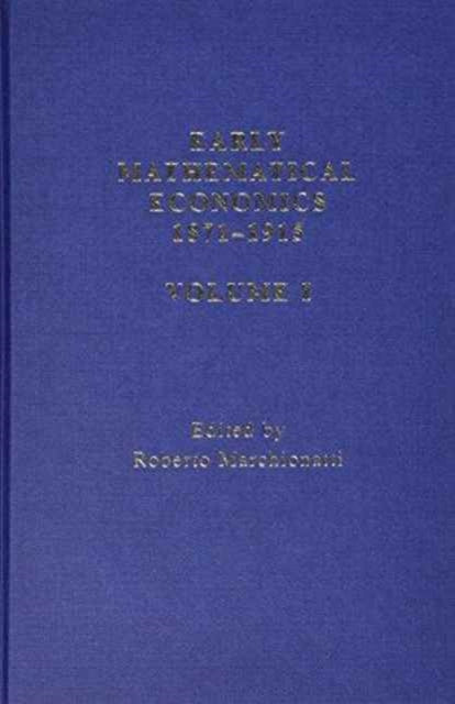 Early Mathematical Economics 18711915