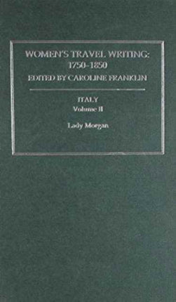 Womens Travel Writing 17501850