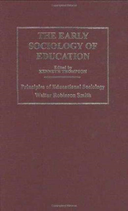 Early Sociology of Education