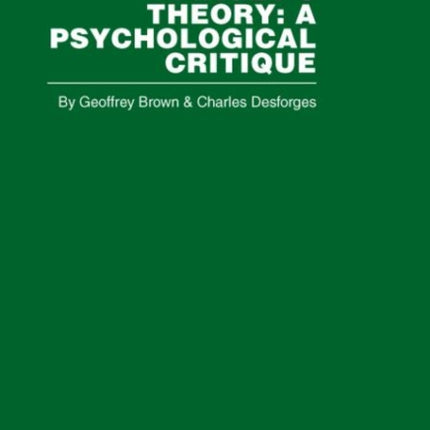 Piagets Theory
