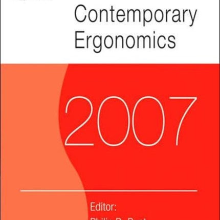 Contemporary Ergonomics 2007 Proceedings of the