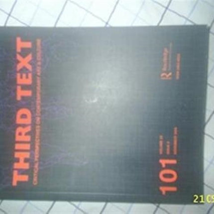 THIRD TEXT 101 VOL 23 NO. 6 NOVEMBER 09