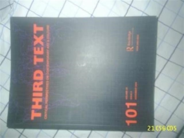 THIRD TEXT 101 VOL 23 NO. 6 NOVEMBER 09