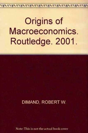 Origins of Macroeconomics