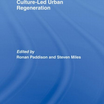 CultureLed Urban Regeneration