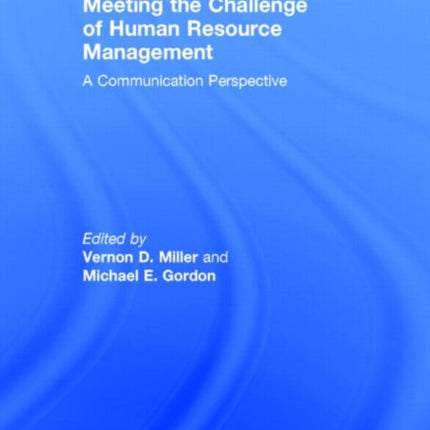 Meeting the Challenge of Human Resource