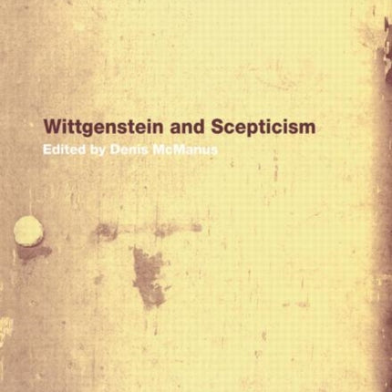 Wittgenstein and Scepticism