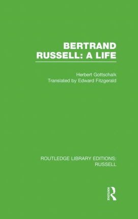 Bertrand Russell A Life 5 Routledge Library Editions Russell