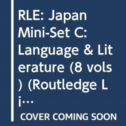 RLE Japan MiniSet C Language  Literature 8 vols