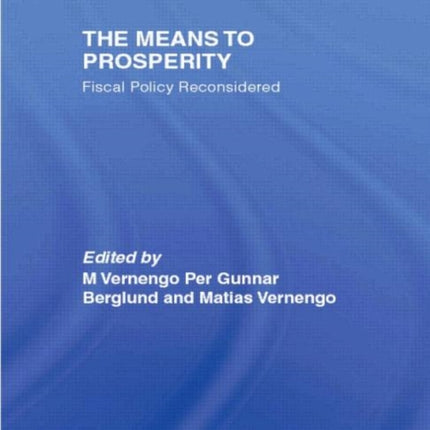 The Means to Prosperity