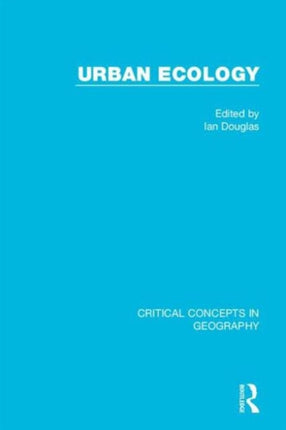 Urban Ecology 4vol. set