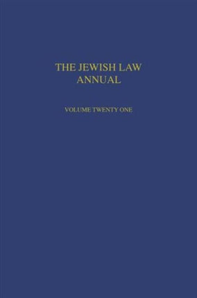Jewish Law Annual Volume 21