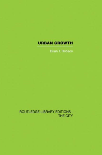 Urban Growth An Approach