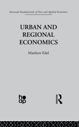 Urban and Regional Economics Marxist Perspectives
