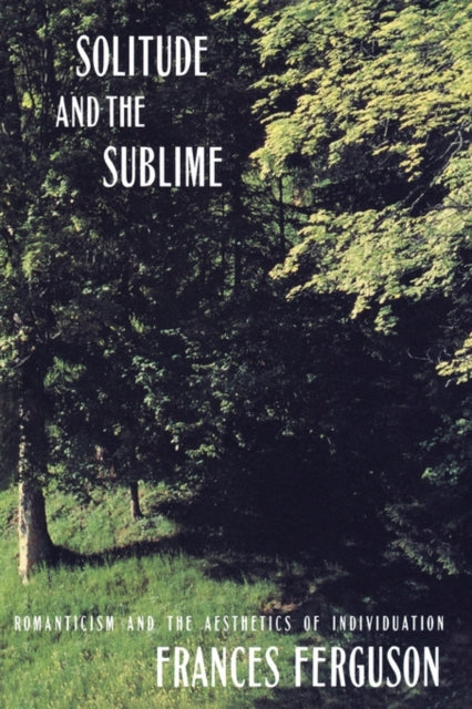 Solitude and the Sublime The Romantic Aesthetics