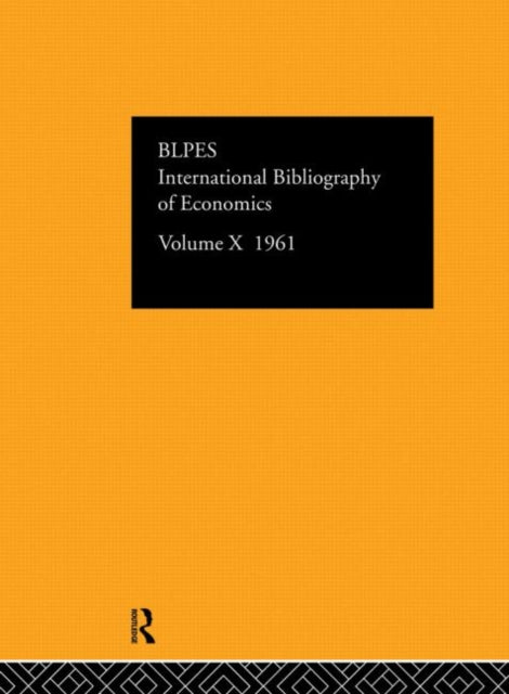 IBSS: Economics: 1961 Volume 10