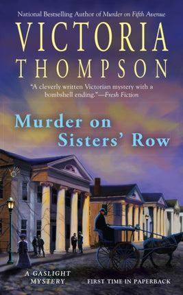 Murder on Sisters Row A Gaslight Mystery 13 Gaslight Mysteries
