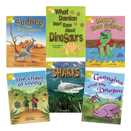 Learn at HomeStar Reading Gold Level Pack 5 fiction and 1 nonfiction book