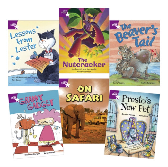 Learn at HomeStar Reading Purple Level Pack 5 fiction and 1 nonfiction book