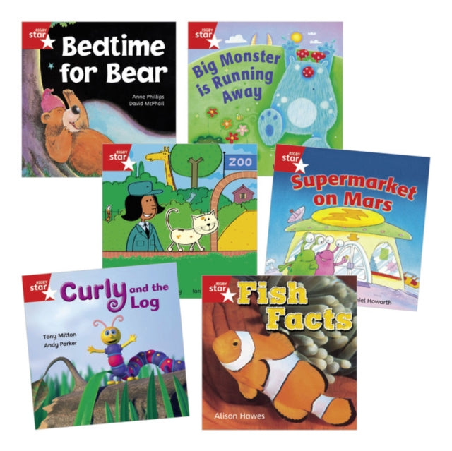 Learn at HomeStar Reading Red Level Pack 5 fiction and 1 nonfiction book