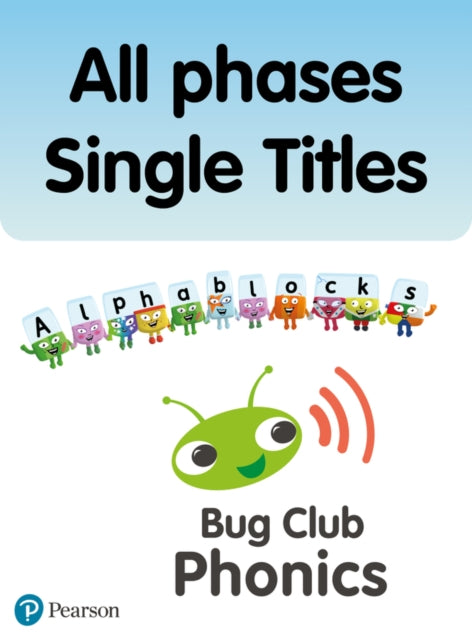 New Phonics Bug and Alphablocks all phases singletitles pack