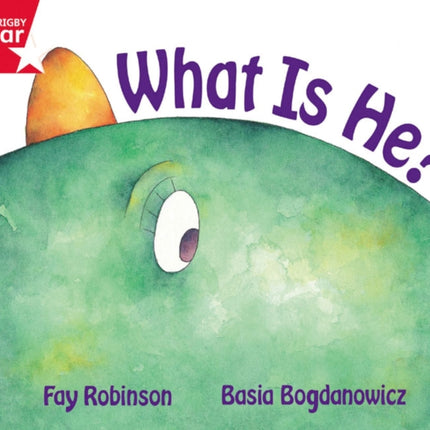 Rigby Star  Guided Reception Red Level:  What is He? Pupil Book (single)