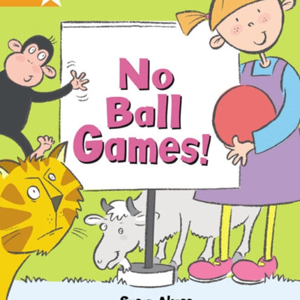 Rigby Star Guided: No Ball Games Orange LEvel Pupil Book (Single)