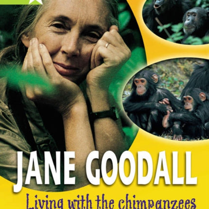 Rigby Star Gui Quest Year 2 Lime Level: Jane Goodall: Living With Chimpanzees Reader Sgle