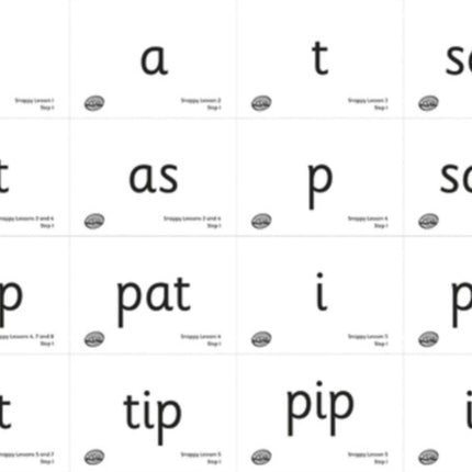 Rapid Phonics Flashcards