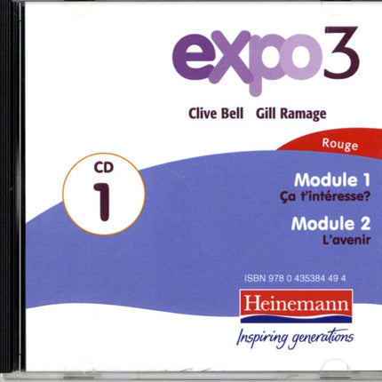 Expo 3 Rouge Audio CDs pack of three