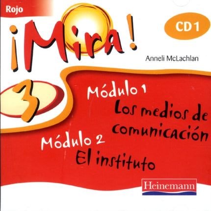 Mira 3 Rojo Audio CD Pack of 3