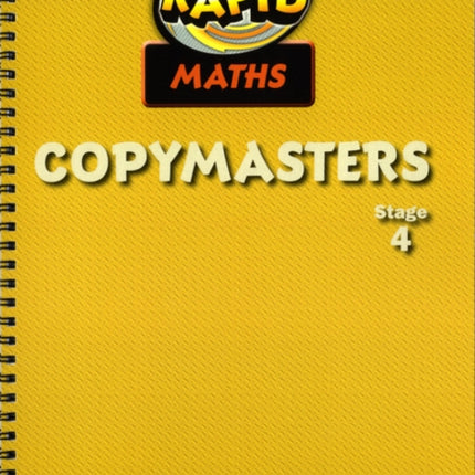 Rapid Maths: Stage 4 Photocopy Masters